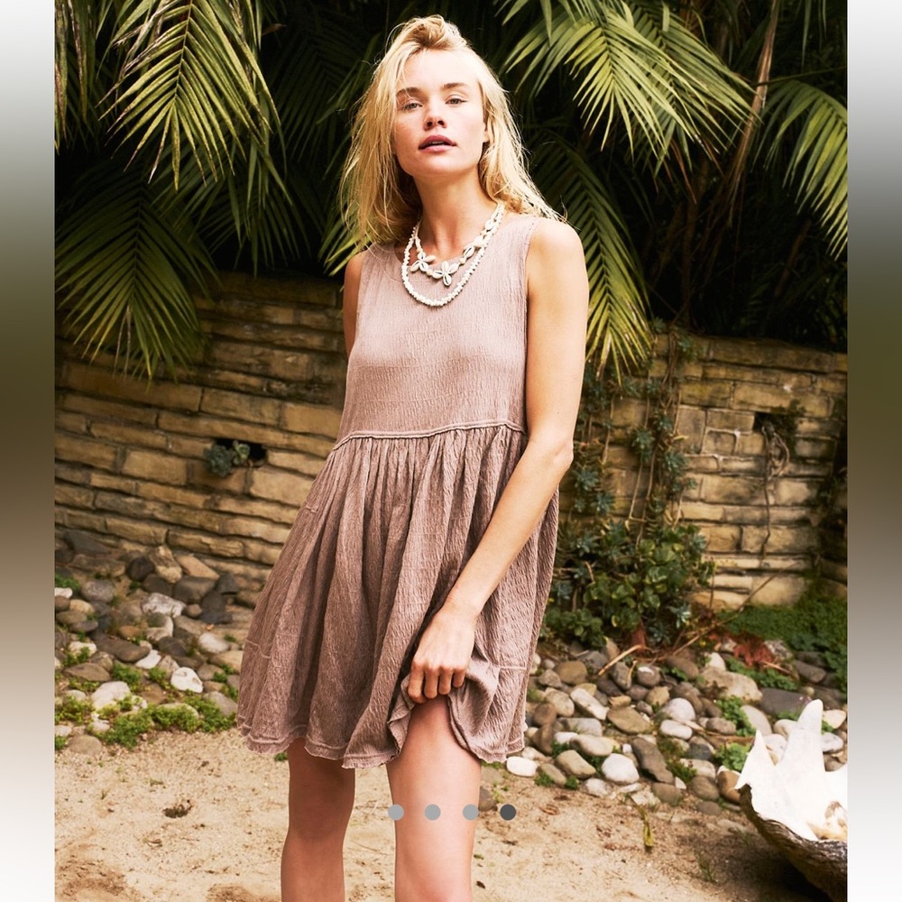 NWT Free People Sleeveless mini dress size small.